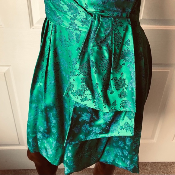 Vintage Floral Holiday Handmade Cocktail Dress - Picture 2 of 8